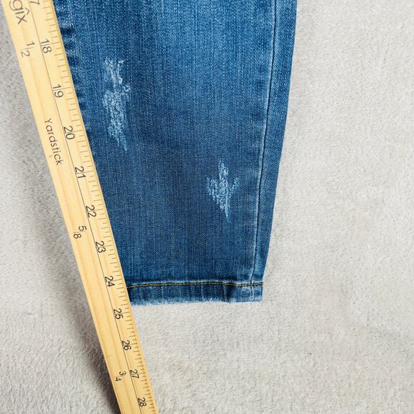 Judy Blue Los Angeles Jeans Women 5/27 Blue‎ Denim Adeline Mid Rise Distressed - Picture 12 of 12
